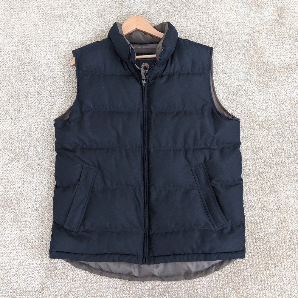 Weatherproof Men's Puffy Vest Black Size Medium